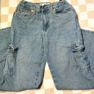 Levi's Kids Blue Cargo Jeans